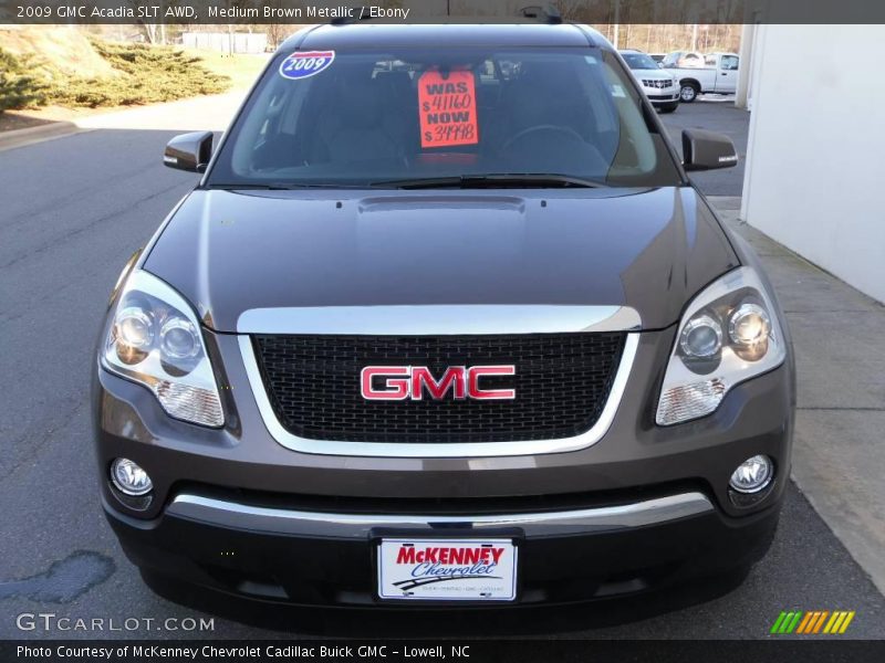 Medium Brown Metallic / Ebony 2009 GMC Acadia SLT AWD