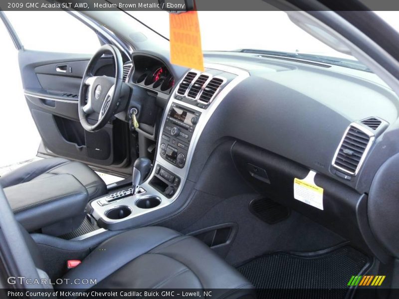 Medium Brown Metallic / Ebony 2009 GMC Acadia SLT AWD
