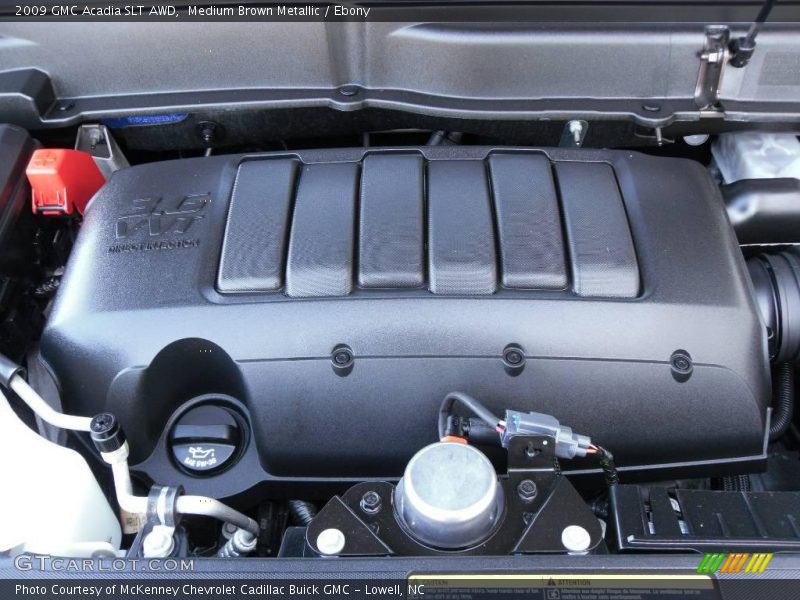 Medium Brown Metallic / Ebony 2009 GMC Acadia SLT AWD