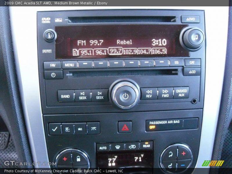 Medium Brown Metallic / Ebony 2009 GMC Acadia SLT AWD