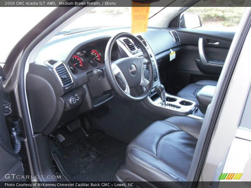 Medium Brown Metallic / Ebony 2009 GMC Acadia SLT AWD