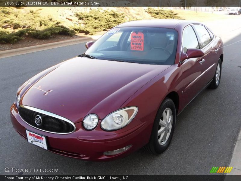 Dark Garnet Metallic / Gray 2006 Buick LaCrosse CX