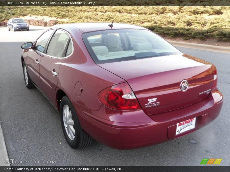 Dark Garnet Metallic / Gray 2006 Buick LaCrosse CX