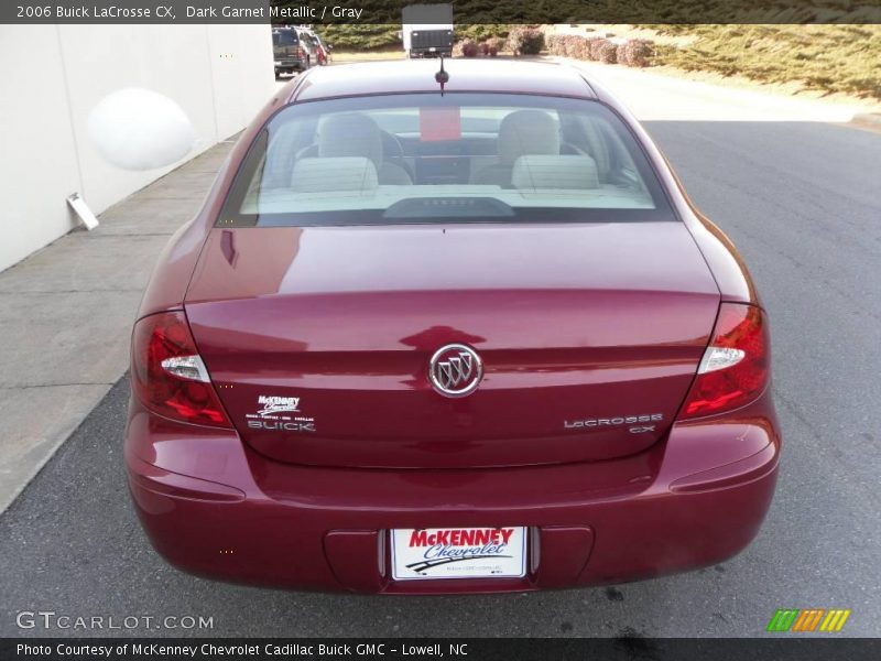 Dark Garnet Metallic / Gray 2006 Buick LaCrosse CX