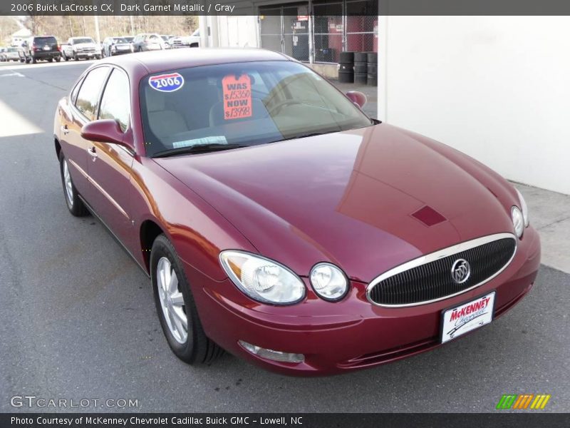 Dark Garnet Metallic / Gray 2006 Buick LaCrosse CX
