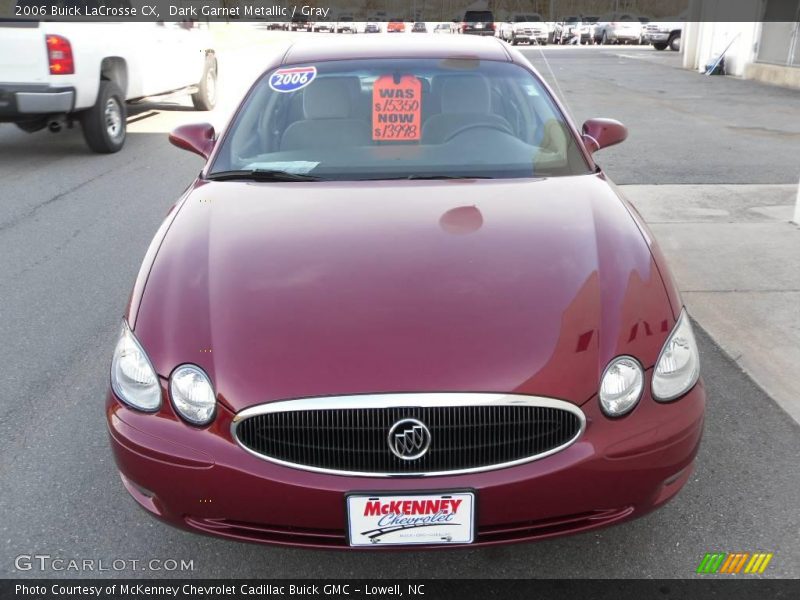 Dark Garnet Metallic / Gray 2006 Buick LaCrosse CX