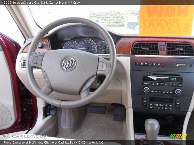 Dark Garnet Metallic / Gray 2006 Buick LaCrosse CX