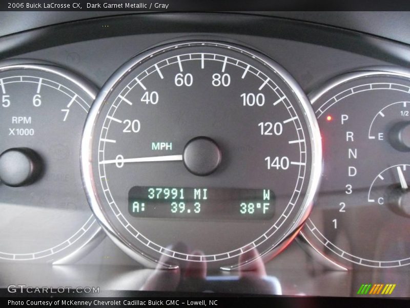 Dark Garnet Metallic / Gray 2006 Buick LaCrosse CX
