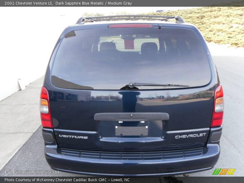 Dark Sapphire Blue Metallic / Medium Gray 2001 Chevrolet Venture LS