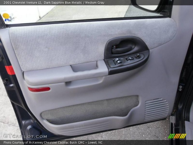 Dark Sapphire Blue Metallic / Medium Gray 2001 Chevrolet Venture LS