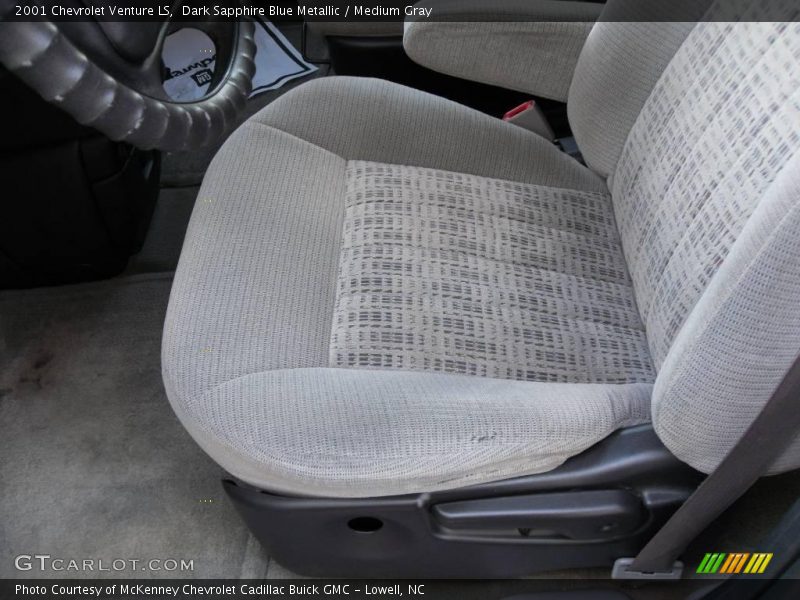 Dark Sapphire Blue Metallic / Medium Gray 2001 Chevrolet Venture LS