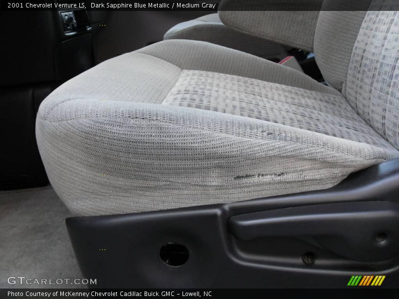 Dark Sapphire Blue Metallic / Medium Gray 2001 Chevrolet Venture LS