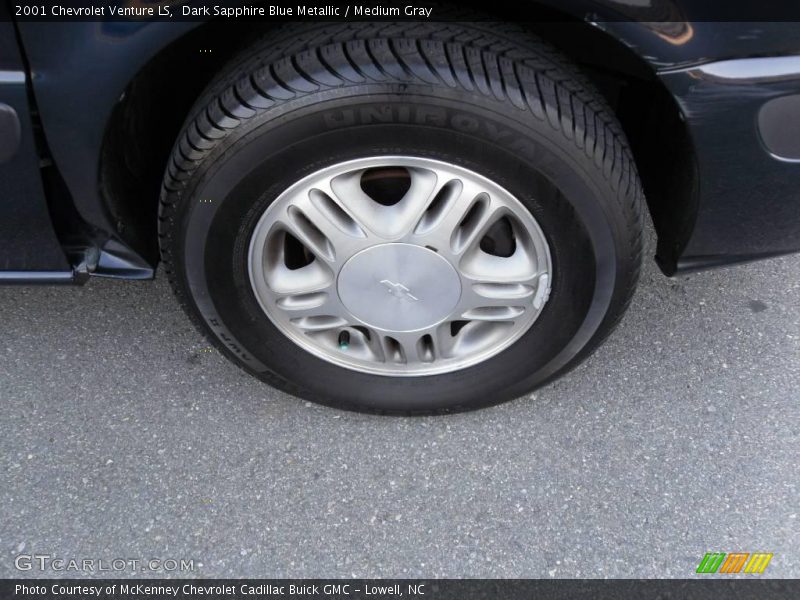 Dark Sapphire Blue Metallic / Medium Gray 2001 Chevrolet Venture LS
