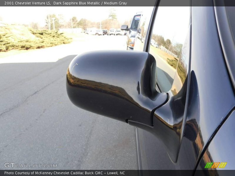 Dark Sapphire Blue Metallic / Medium Gray 2001 Chevrolet Venture LS