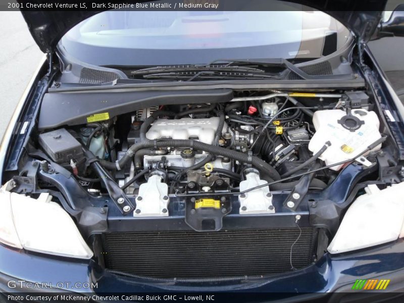 Dark Sapphire Blue Metallic / Medium Gray 2001 Chevrolet Venture LS