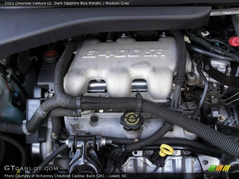 Dark Sapphire Blue Metallic / Medium Gray 2001 Chevrolet Venture LS