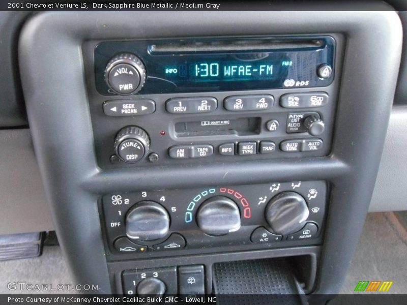 Dark Sapphire Blue Metallic / Medium Gray 2001 Chevrolet Venture LS
