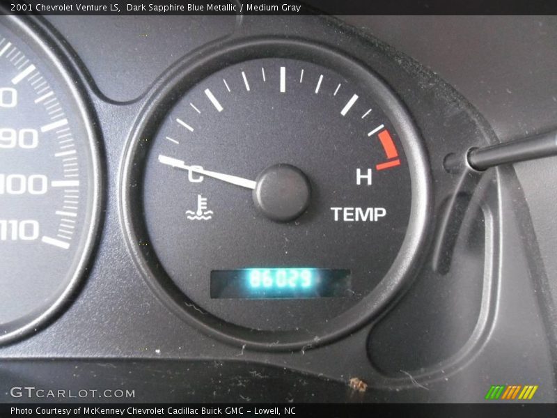 Dark Sapphire Blue Metallic / Medium Gray 2001 Chevrolet Venture LS