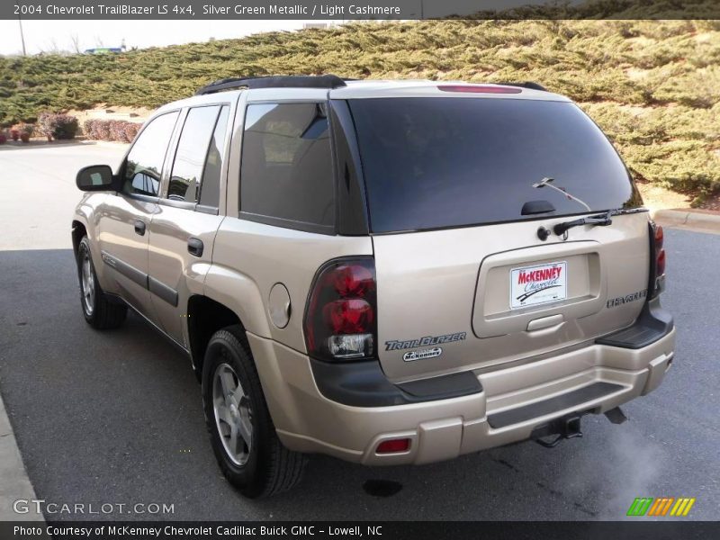 Silver Green Metallic / Light Cashmere 2004 Chevrolet TrailBlazer LS 4x4