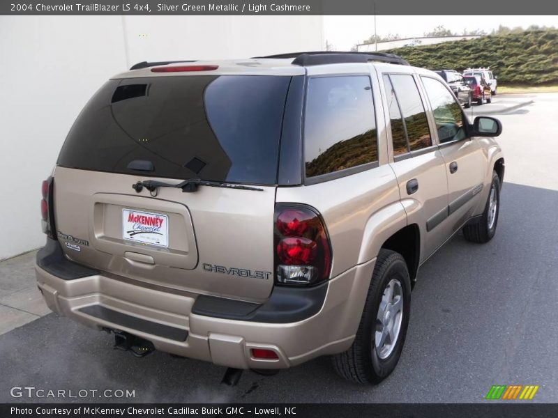 Silver Green Metallic / Light Cashmere 2004 Chevrolet TrailBlazer LS 4x4
