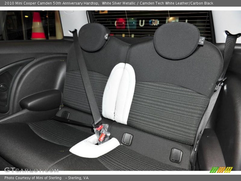 White Silver Metallic / Camden Tech White Leather/Carbon Black 2010 Mini Cooper Camden 50th Anniversary Hardtop