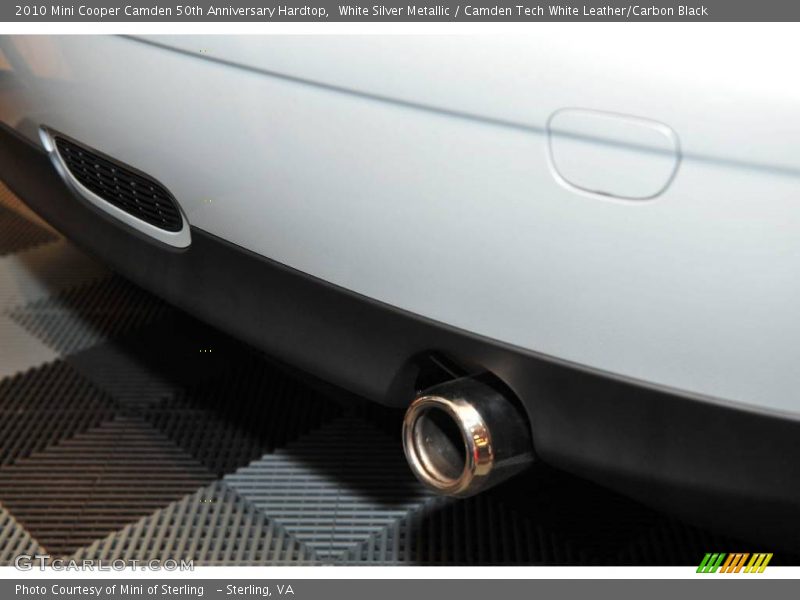 White Silver Metallic / Camden Tech White Leather/Carbon Black 2010 Mini Cooper Camden 50th Anniversary Hardtop