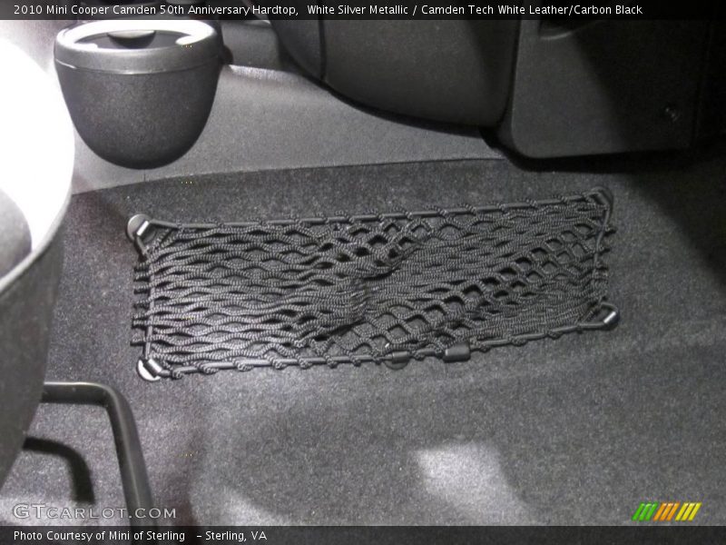 White Silver Metallic / Camden Tech White Leather/Carbon Black 2010 Mini Cooper Camden 50th Anniversary Hardtop