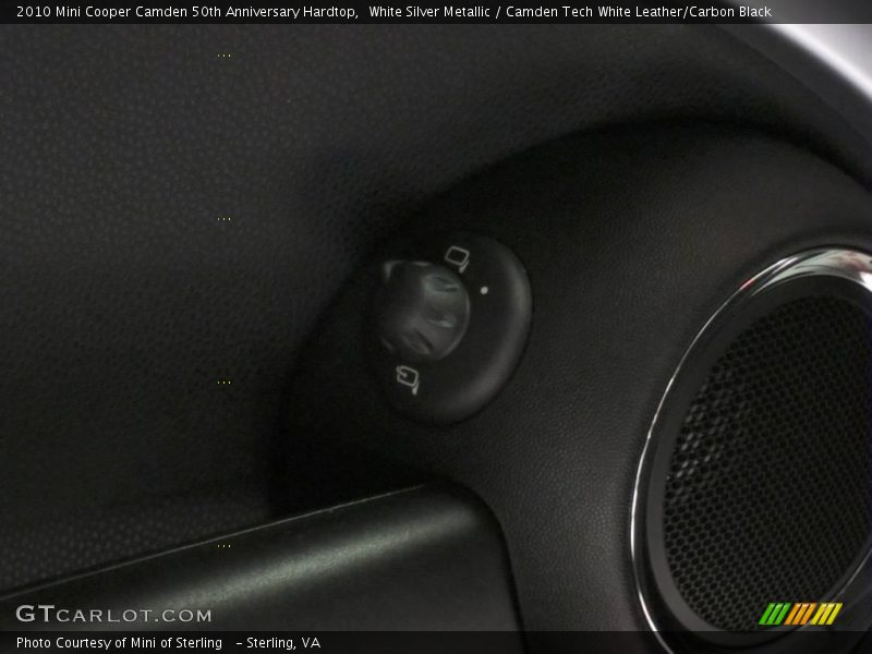 White Silver Metallic / Camden Tech White Leather/Carbon Black 2010 Mini Cooper Camden 50th Anniversary Hardtop