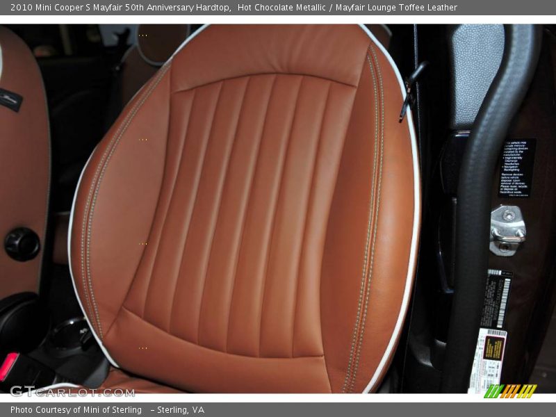 Hot Chocolate Metallic / Mayfair Lounge Toffee Leather 2010 Mini Cooper S Mayfair 50th Anniversary Hardtop