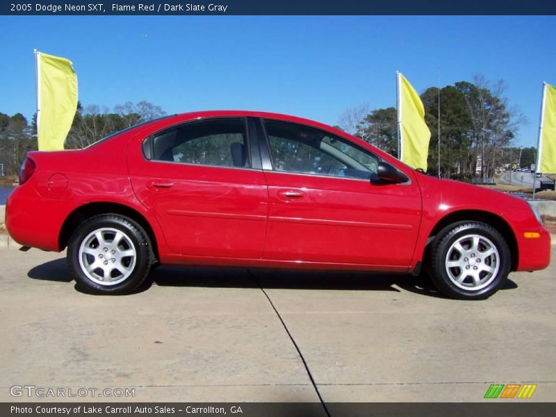 Flame Red / Dark Slate Gray 2005 Dodge Neon SXT