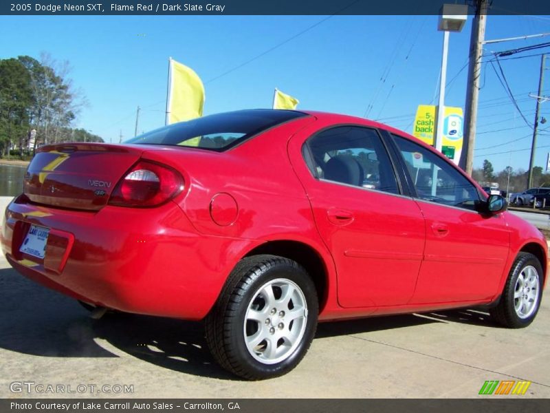 Flame Red / Dark Slate Gray 2005 Dodge Neon SXT