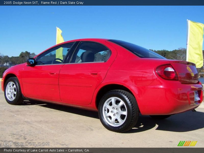 Flame Red / Dark Slate Gray 2005 Dodge Neon SXT