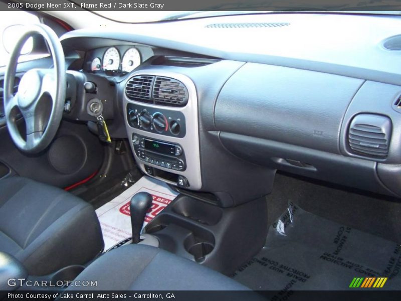 Flame Red / Dark Slate Gray 2005 Dodge Neon SXT