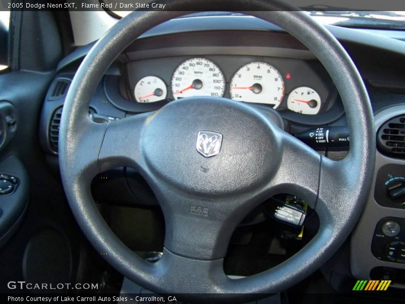 Flame Red / Dark Slate Gray 2005 Dodge Neon SXT