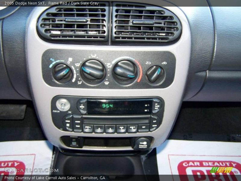 Flame Red / Dark Slate Gray 2005 Dodge Neon SXT