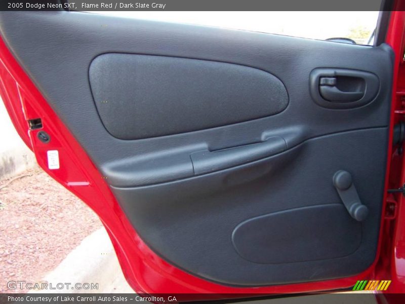Flame Red / Dark Slate Gray 2005 Dodge Neon SXT