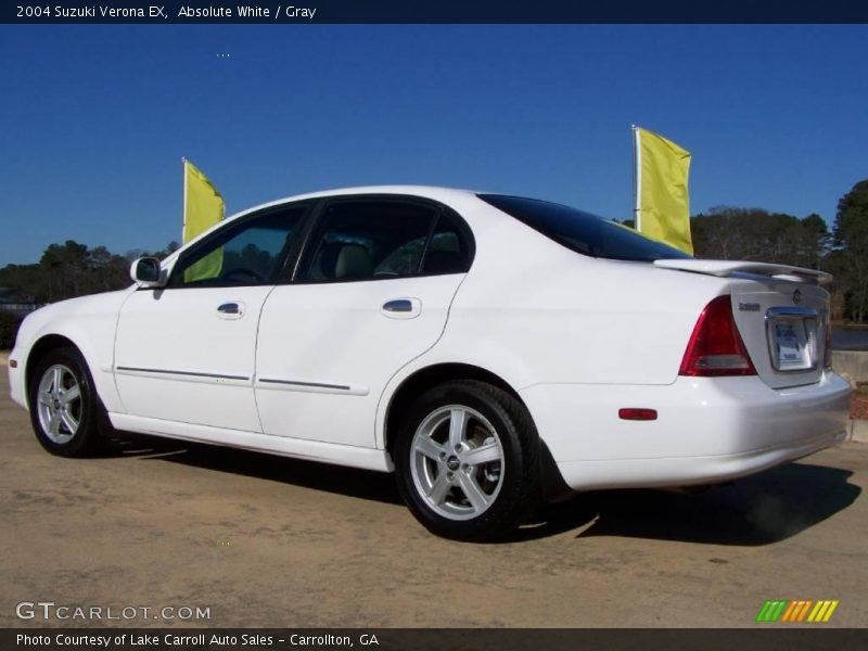 Absolute White / Gray 2004 Suzuki Verona EX