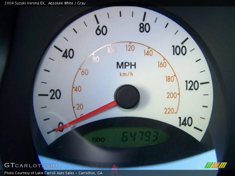 Absolute White / Gray 2004 Suzuki Verona EX