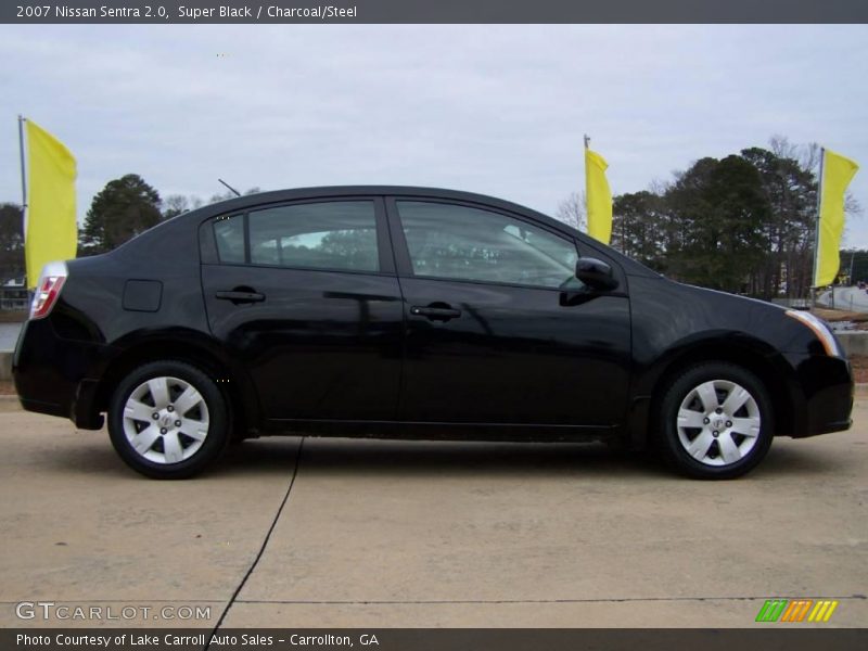 Super Black / Charcoal/Steel 2007 Nissan Sentra 2.0