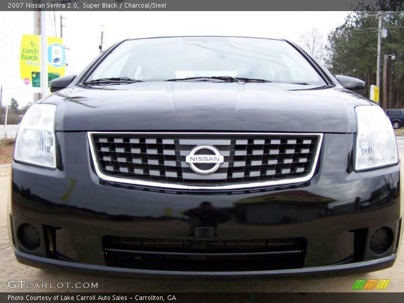 Super Black / Charcoal/Steel 2007 Nissan Sentra 2.0