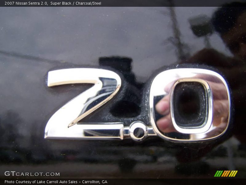 Super Black / Charcoal/Steel 2007 Nissan Sentra 2.0
