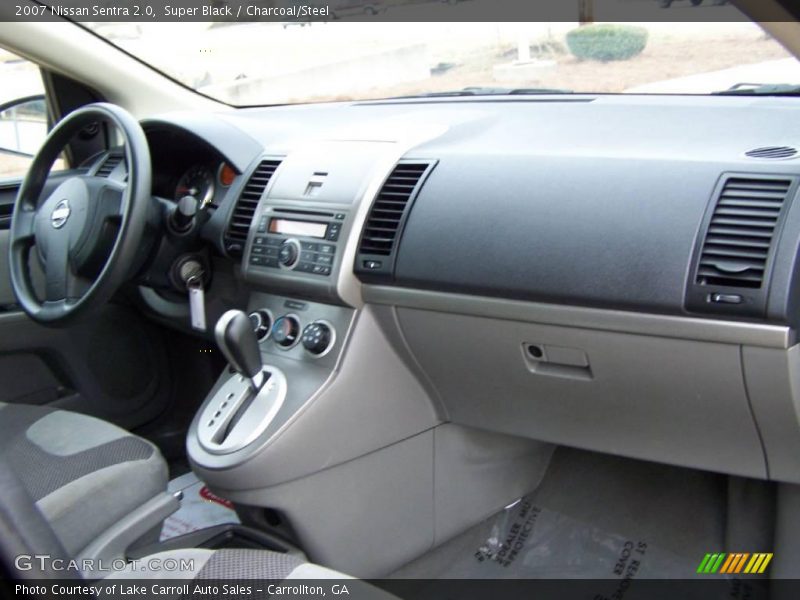 Super Black / Charcoal/Steel 2007 Nissan Sentra 2.0