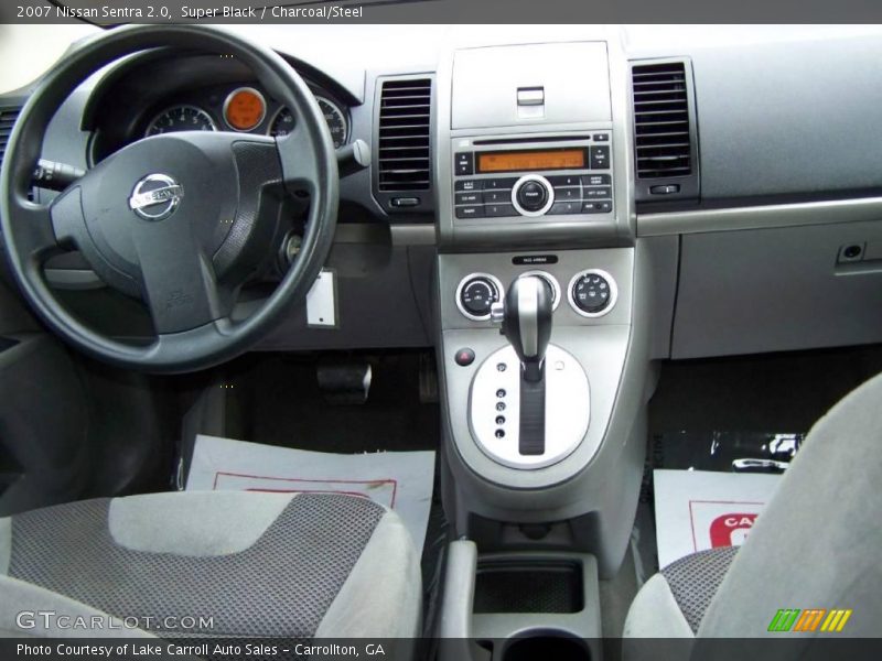 Super Black / Charcoal/Steel 2007 Nissan Sentra 2.0