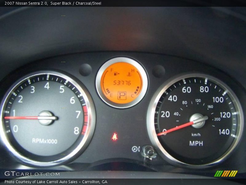 Super Black / Charcoal/Steel 2007 Nissan Sentra 2.0