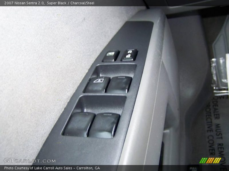 Super Black / Charcoal/Steel 2007 Nissan Sentra 2.0