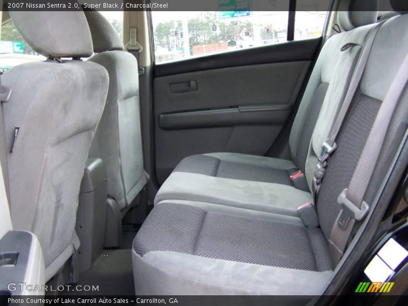Super Black / Charcoal/Steel 2007 Nissan Sentra 2.0