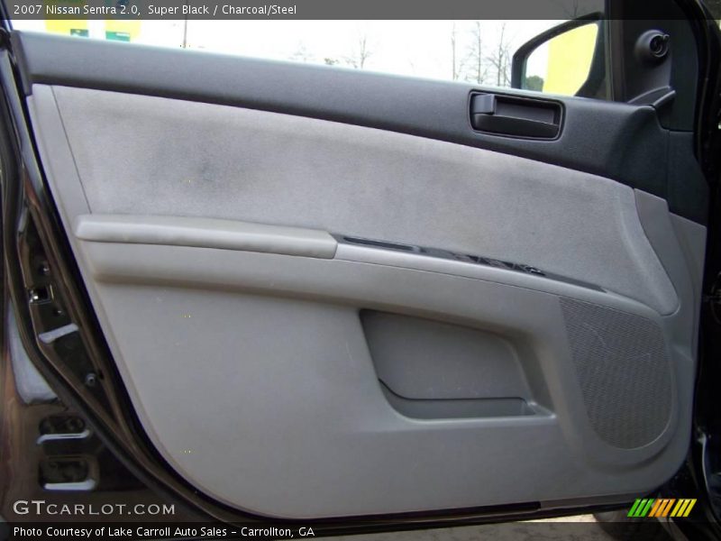 Super Black / Charcoal/Steel 2007 Nissan Sentra 2.0