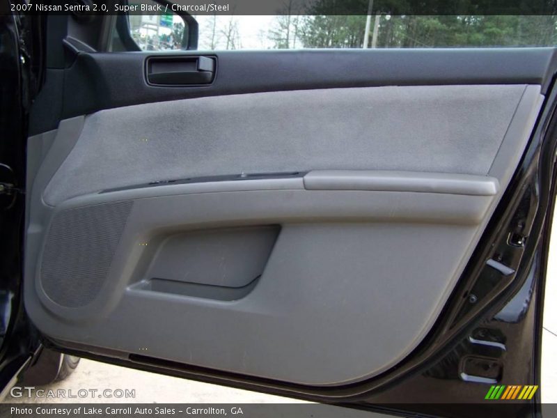 Super Black / Charcoal/Steel 2007 Nissan Sentra 2.0