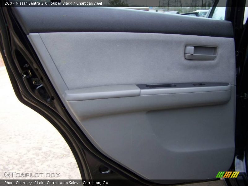 Super Black / Charcoal/Steel 2007 Nissan Sentra 2.0