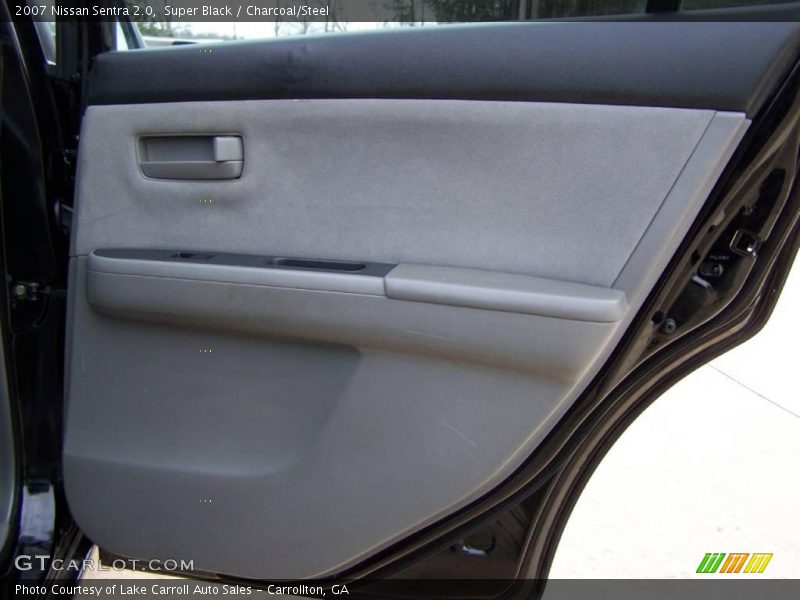 Super Black / Charcoal/Steel 2007 Nissan Sentra 2.0